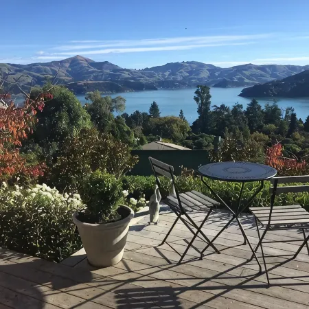 Akaroa Harbour Views | Deck, Cosy Fireplace
