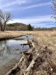 The Trimbelle Cottage: Secluded Riverside Retreat on 7 acres, with Hot Tub!
