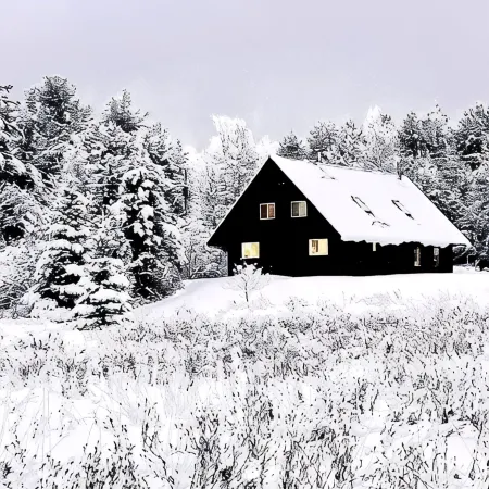 Stay near Jay Peak at your own private cabin with 18 brookside acres!