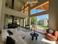 Chalet bois cœur Cévennes - Hytter