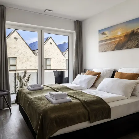 120m² Reihenhaus für 5 Pers. mit Garten, Sauna und Kamin