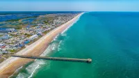 Cozy Beach Home w/ Fire Pit, Grill & Outdoor Swings— Min from Surf City Pier!