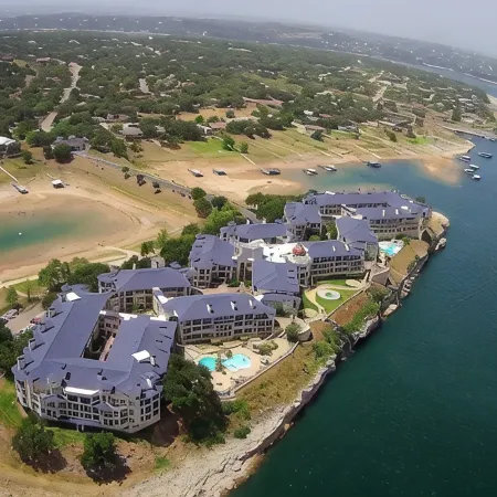 Serene Lake View Villa at Island on Lake Travis