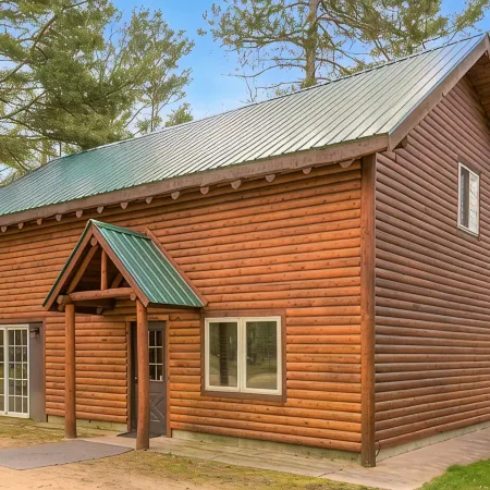 Lodge on Au Train River a few blks from Lk Superior  15 min from Munising