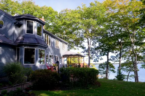 Stunning Views from Spacious Oceanfront Home on Freeport's Wolfe's Neck - 무료 와이파이