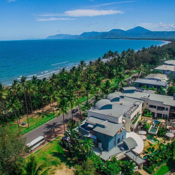 Beachfront resort-style accommodation near Four Mile Beach in Port Douglas, Queensland