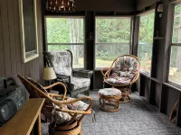 Tranquil Cabin Retreat with Sauna – Steps from the Holy Waters Hotels in Grayling Township