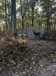 Rising Fawn Barn Guesthouse in the Woods on Lookout Mountain GA.
