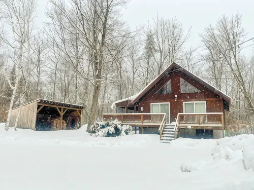 Cozy chalet near lakes and mountains. Pet friendly! - Wifi