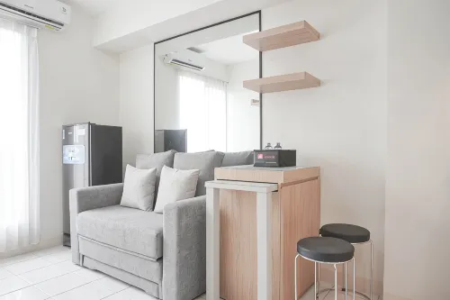 Homey and Minimalist 2BR at Podomoro Golf View Apartment By Travelio - 3-Star