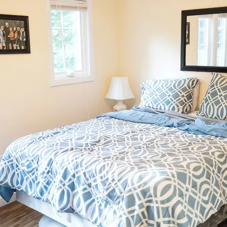 Spacious 6-bedroom house with WiFi & AC in charming Jamestown lake ramp access