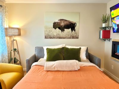 Modern Downtown Suite - Walking Distance to Restaurants, Shops, & Grocery Stores