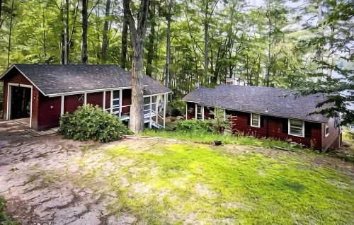Charming lakefront 2-bedroom cottage with private beach & dock. - 4 tähden