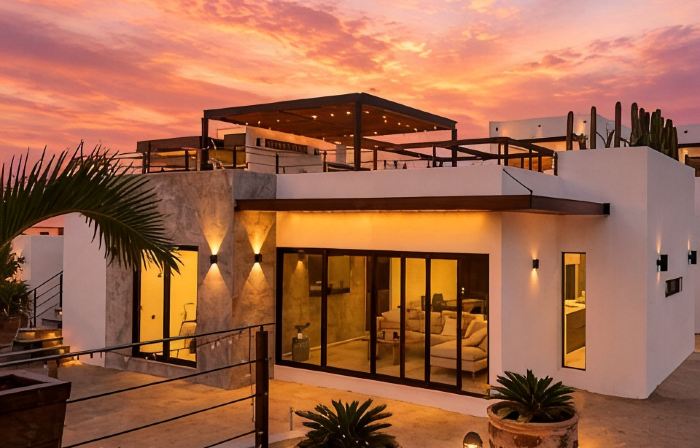 Modern, Clean & Airy Beach Retreat with Pool and Rooftop Ocean Views