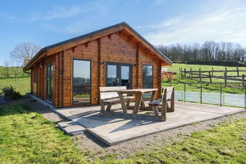 Quiet chalet with superb unobstructed view of the Morvan mountains - シャレー