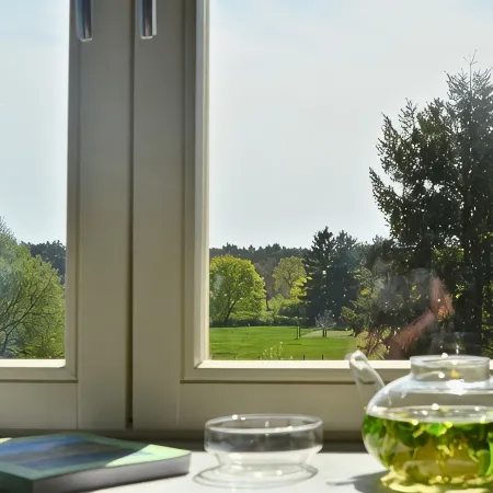 Complete guesthouse on the Finow Canal (former school from 1875) for 12 people