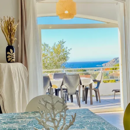 Villa Montalbo VUE MER 2 A 10 Pers Cargese Centre