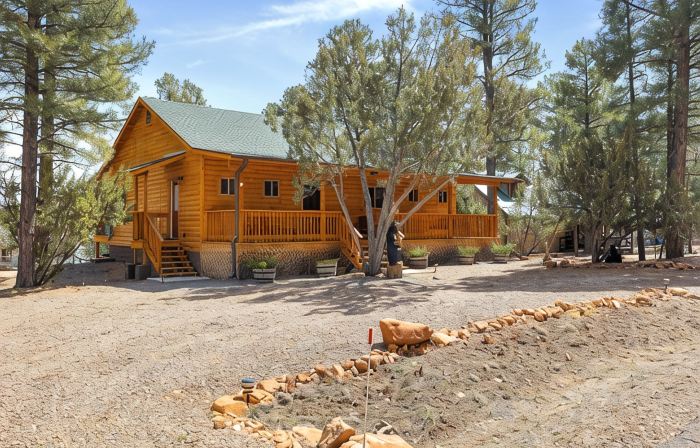 Charming 2-bedroom Cabin with WiFi, Wood Stove and AC in serene Heber-Overgaard!