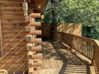 Beautiful Log Cabin w/loft. 1/2 mile to Red's Landing Boat Launch! A+ fishing.