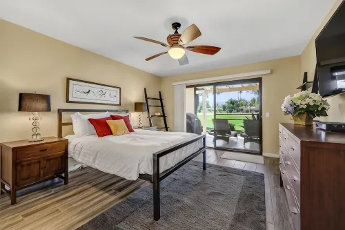 Desert Paradise Retreat Awaits on Golf Course with Sunset & Mountain Views
