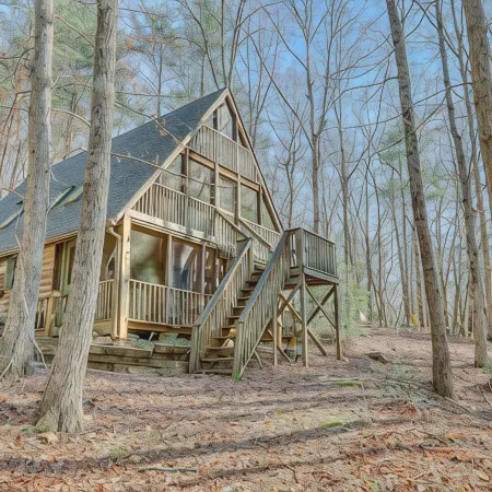 Bearly Behavin. A-Frame Blue Ridge cabin. Near Toccoa River and Suches.