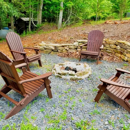 Romantic Cabin w/ Hot Tub, Fire Pit & Mountain Views