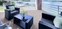 Modern Serene Lake house -Panoramic View of Main Channel - balneario