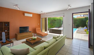 Soothing Sunset Villa with Private Pool, 200m from the Beach
