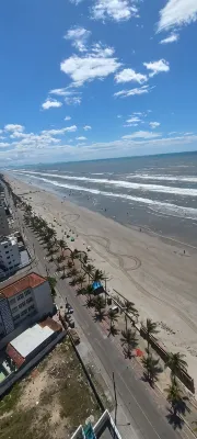 Apartamento pé na Areia em Mongaguá