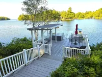 Tranquil, serene Sebago Lakefront House on 2 wooded acres - 300ft waterfront! Hotels in Casco