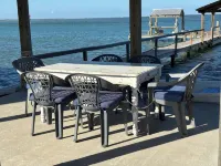 Aransas Channel Dock & Fishing Pier on Harbor Island - Wi-Fi