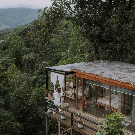 ADARA ONE DOI SAKAD Wooden house best view, Nan