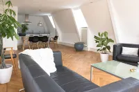 Canal house top floor in historic center Gouda