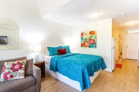 Ocean View Studio Steps to Beach - Pool, Spa & Pickleball - Free parking & Wi-Fi - Wifi