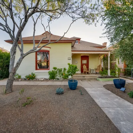 Beautifully furnished historic home with heated pool close to Downtown Tucson.