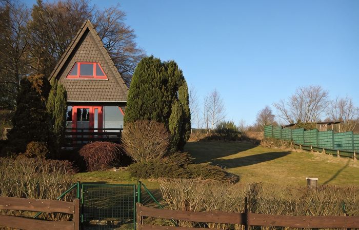 Wild house, cozy wooden house, 850 m² fenced for your dog.