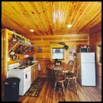 Peaceful and quiet cabin with keypad entry for convenient self check in.