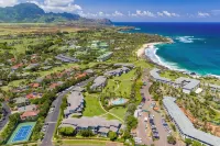 What a SPECTACULAR view!  2 bdrm Poipu Sands Condo -Short walk to Poipu Beaches. - balcony