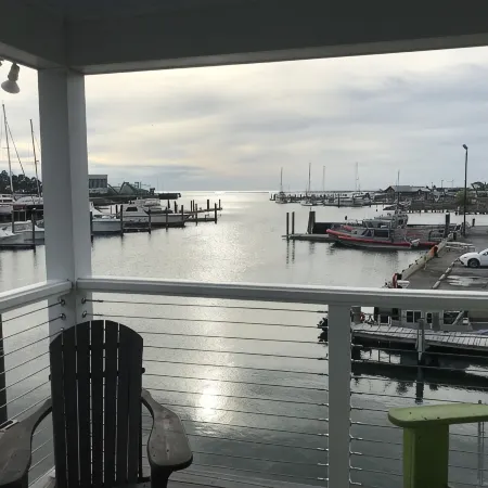 The Captains Quarters located in Cape Charles, VA offers breathtaking views.