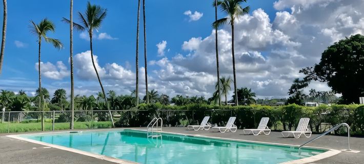 Loko Kai Nani - Stunning Lagoon Views, Pool, A/C ヒロのホテル