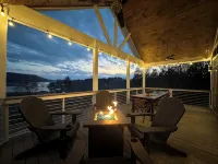 "Blue w/ a View"" Luxury home w/ pool, fire pit, private hot tub, kayaks & more! - 4-Star