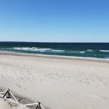 Walk to Your Private Beach- New Amenities! Modern Coastal Charm Awaits You!