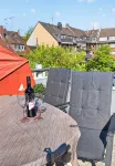 FeWo Galliet 2: 77Sqm, 12Sqm Roof Terrace, 2 Br, Quiet & Close to Trade Fair