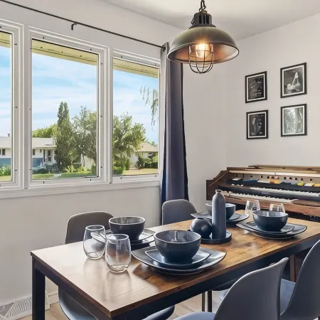 Chic 4-bedroom, 2-bath home close to downtown and next to the river