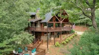 Bearway to Heaven Lake View Fire Pit Game Room - 샬레 호텔