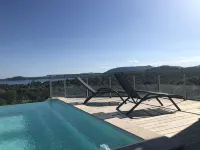 10mn beach, Standing Villa, top sea view, fiber internet, heated pool, jacuzzi -  Holiday Villas