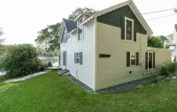 Oceanfront home with private deep water dock on Harmon Harbor, Georgetown, ME