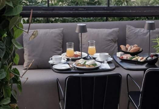 호텔 발코니 뷰