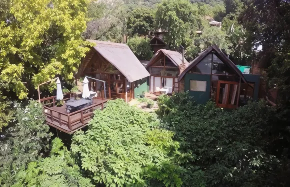 峇里島風景天堂小屋