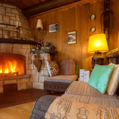Chalet les Mélèzes - Traditional, terrace & fireplace